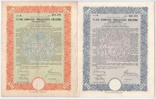 Budapest 1942. "A Magyar Királyság 3%-kal Kamatozó Törlesztéses Államadóssága" kötvénye 10...