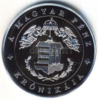 DN "A magyar pénz krónikája-Csatlakozás az Európai Unió" Ag emlékérem, 20g T:PP Csak 2004db! Tanúsítvánnyal! R!