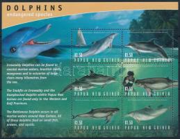 mini sheet, 2003 Veszélyeztetett delfinfajok kisív