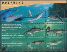 Veszélyeztetett delfinfajok kisív, mini sheet