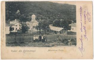 1903 Calimanesti, Calimanesci; Manastirea Cozia / monastery, chariot (r)
