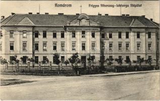 1912 Komárom, Komárno; Frigyes főherceg laktanya, főépület. L.H. Pannonia / K.u.K. military barracks