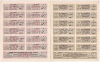 Budapest 1925. "Magyar Királyság 5%-kal kamatozó Járadékkölcsön Államadóssági Kötvény" 125...