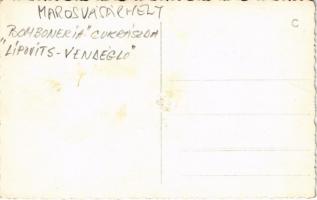 Marosvásárhely, Targu Mures; Bonbonerie cukrászda, N. Radu étterem, vendéglő, üzletek / confectioner...