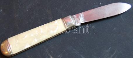Gyöngyház nyelű bicska / Penknife 14 cm
