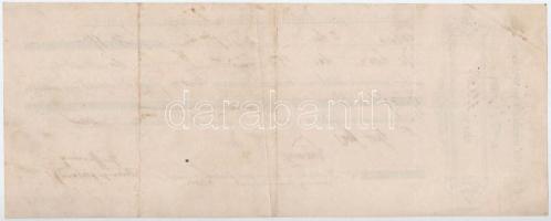 Szombathely 1880. "Első magyar általános biztosító társaság Budapesten" 3db kitöltött vált...