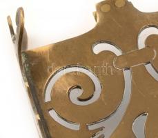 Réz vasalótartó, 27x13cm