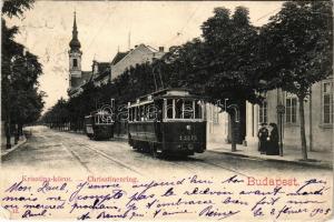 1905 Budapest I. Krisztina körút, villamosok (b)