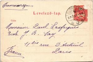 1905 Budapest I. Krisztina körút, villamosok (b)