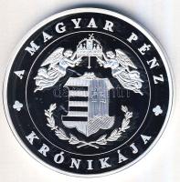 DN "A magyar pénz krónikája-A rendszerváltás küszöbén" Ag emlékérem, 20g T:PP Csak 2004db! Tanúsítvánnyal! R!