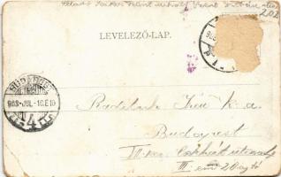 1903 Budapest XVI. Rákosszentmihály, Sporttelep, focipálya, futballisták (b)