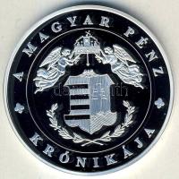 DN "A magyar pénz krónikája-Széchenyi és a reformkor" Ag emlékérem, 20g T:PP Csak 2004db! Tanúsítvánnyal! R!