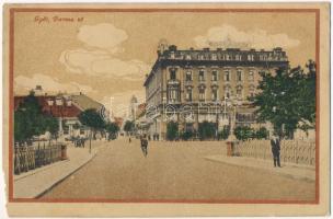 1916 Győr, Baross út, Meixner Royal szálloda. Nagy Hedwig kiadása (b)