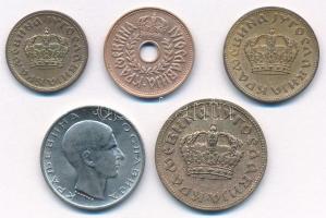 Jugoszlávia 1938. 25p-10D (5xklf) T:1-,2 patina
Yugoslavia 1938. 25 Para-10 Dinara (5xdiff) C:AU,XF...