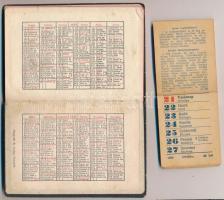 1937 Tanári zsebkönyv az 1937-38. tanévre. Kőszeg, Emericanum. Szekszárd, Molnár, 1937 második félév...