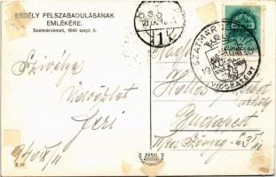 1940 Szatmárnémeti, Satu Mare; bevonulás / entry of the Hungarian troops + "1940 Szatmárnémeti ...