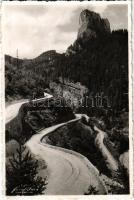 1941 Gyilkos-tó, Ghilcos, Lacul Rosu; Békás-szoros / Cheile Bicazului / gorge, road (EK)