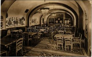Budapest V. Gönci söröző borház, képviselőház nyilvános éttermei a Parlamentben, belső