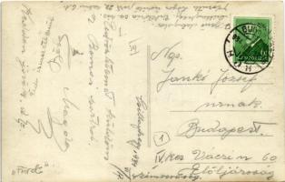 1934 Budapest III. Római Duna part, Wekkend szálló. photo