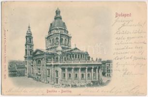 1900 Budapest V. Bazilika. Dombornyomott