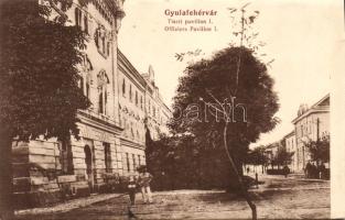 Gyulafehérvár Officers pavillon
