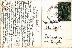 Apatin, Jégzajlás a Dunán / ice flow on the Danube. photo