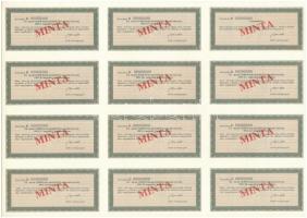 Budapest 1989. "Skála-Coop Kereskedelmi és Ipari Részvénytársaság" kitöltetlen, névre szól...