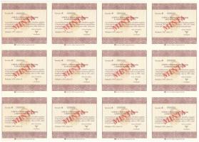 Budapest 1991. "A SKÁLA-TRADE Részvénytársaság" kitöltetlen, névre szóló részvénye, magyar...