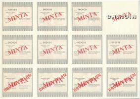 Budapest 1990. "CHINOIN Gyógyszer és Vegyészeti Termékek Gyára Rt." kitöltetlen, névre szó...