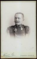 1898 Pozsony csendőr fotója / Photo of a gendarme 7x11 cm