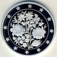 DN "Eurófantáziák-Kalocsai hímzés" Ag emlékérem, 20,7g T:PP Csak 2000db! Tanúsítvánnyal! R...