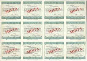 Budapest 1993. "Ganz Műszer Részvénytársaság" kitöltetlen, névre szóló részvénye, magyar, ...