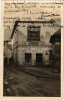 Pozsony, Pressburg, Bratislava; H. Steltzer borozója, saját termésű és kitűnő fajborok kimérése / Vináren / wine hall. photo