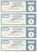 Budapest 1992. "Kincstári Államkötvény" változó kamatozású, bemutatóra szóló kötvény, &quo...