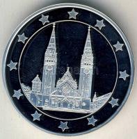 DN "Eurófantáziák-Szegedi Dóm" Ag emlékérem, 20,7g T:PP Csak 2000db! Tanúsítvánnyal! R!