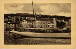 Volosko, Volosca; kikötő, gőzhajó / port, steamship
