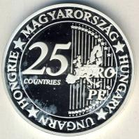 DN "Eurófantáziák-Lánchíd" Ag emlékérem, 20,7g T:PP Csak 2000db! Tanúsítvánnyal! R!