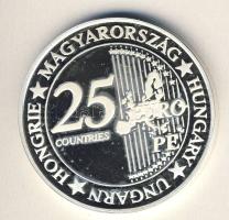 DN "Eurófantáziák-Szabadság-szobor" Ag emlékérem, 20,7g T:PP Csak 2000db! Tanúsítvánnyal! R!