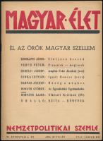 1941 Magyar Élet - nemzetpolitikai szemle 6-9 számok