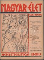1943 Magyar Élet - nemzetpolitikai szemle 4, 9, 10, 11, 12 számok