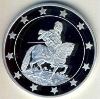 DN "Eurófantáziák-Huszár" Ag emlékérem, 20,7g T:PP Csak 2000db! Tanúsítvánnyal! R!