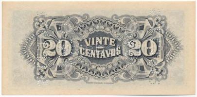 Mozambik / Portugál gyarmat 1933. 20c "PAGO 5. 11. 1942" perforációval T:I-,II
Mozambique...