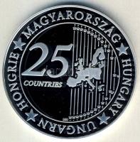 DN "Eurófantáziák-Parlament" Ag emlékérem, 20,7g T:PP Csak 2000db! Tanúsítvánnyal! R!