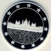 DN "Eurófantáziák-Parlament" Ag emlékérem, 20,7g T:PP Csak 2000db! Tanúsítvánnyal! R!