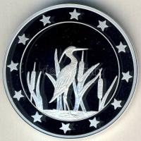 DN "Eurófantáziák-Kócsag" Ag emlékérem, 20,7g T:PP Csak 2000db! Tanúsítvánnyal! R!