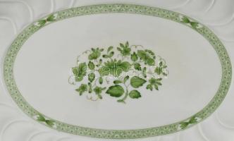 Hollóházi Erika porcelán étkészlet. 6 személyes, kézzel festett, jelzett, egy két minimális kopással