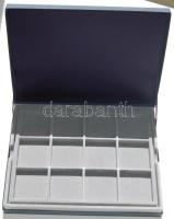 Éremtartó kazetta, újszerű állapotban, 1db tálcával, 24 férőhellyel