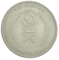 Németország DN "Döberni Üveggyár" kétoldalas fém emlékérem eredeti tokban (35mm) T:2
Germ...