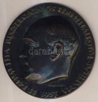 1937. "Dr. Radnai Béla negyedszázados rendszeralkotói jubileuma" nagyalakú Br emlékérem. Szign.Madarassy T:2