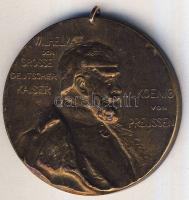 Német Birodalom/Császárság/Poroszország 1897. "I.Vilmos születésének 100. évfordulója" alkalmából kiadott Br emlékérem T:2 f. ly.